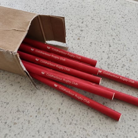 Branded paper straws with logo