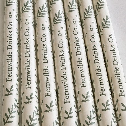 Full-Wrap Printed Straws