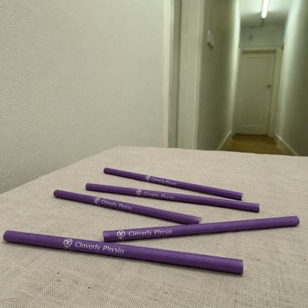 Paper straws with logo printing