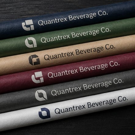 Promotional custom paper straws with company logo